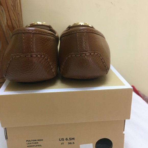 Authentic Michael Kors Fulton Moccasins (US 6.5, Colour Luggage/Tan) - Picture 10 of 16